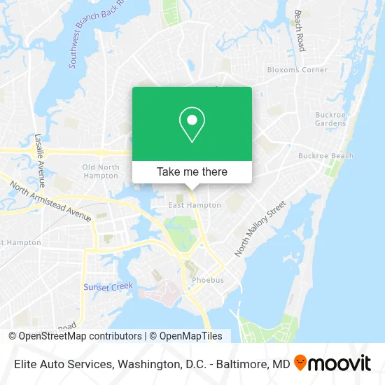 Elite Auto Services map