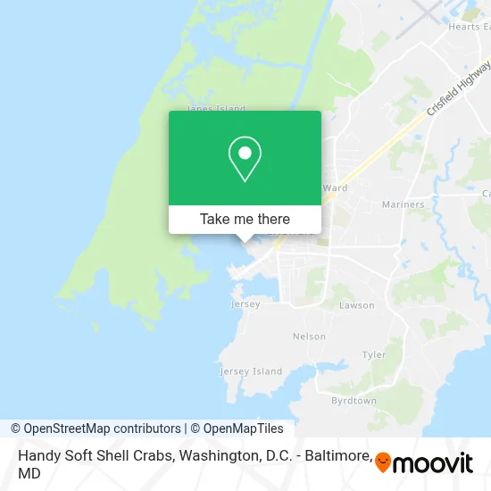 Handy Soft Shell Crabs map