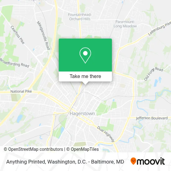 Anything Printed map