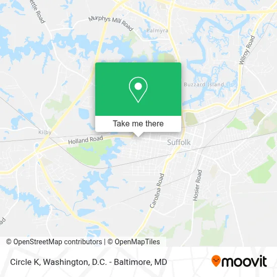 Circle K map