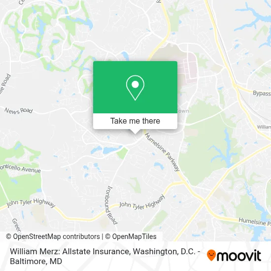 William Merz: Allstate Insurance map