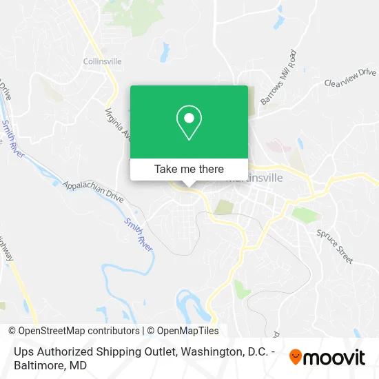 Ups Authorized Shipping Outlet map