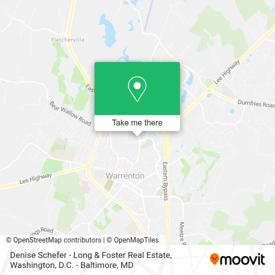 Denise Schefer - Long & Foster Real Estate map