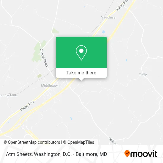 Atm Sheetz map