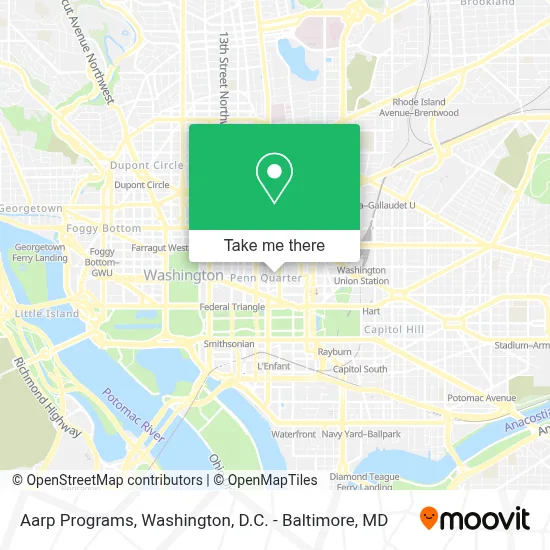 Aarp Programs map