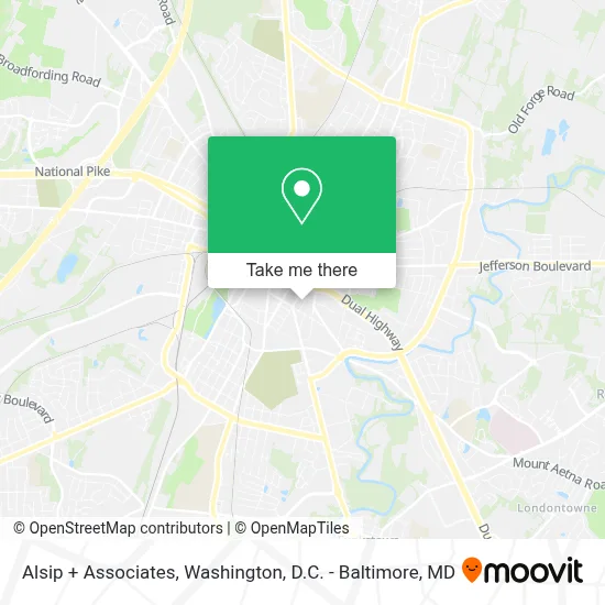 Alsip + Associates map