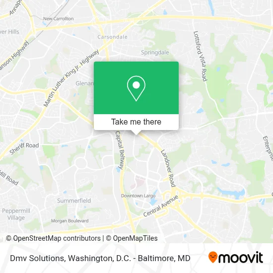 Dmv Solutions map