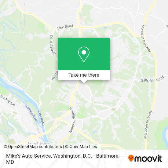 Mike's Auto Service map