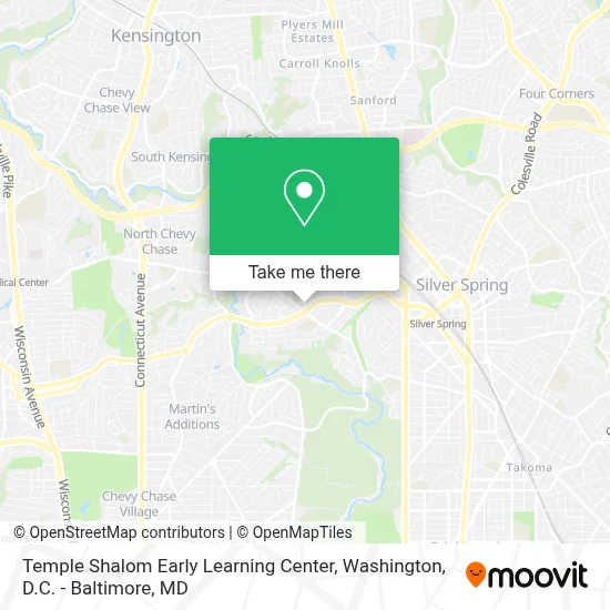Temple Shalom Early Learning Center map