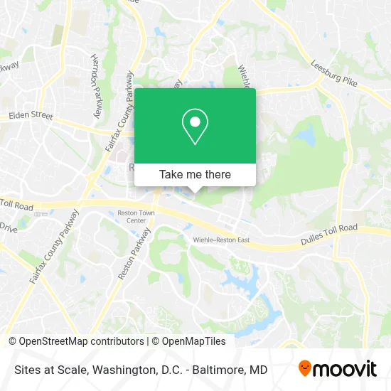 Sites at Scale map