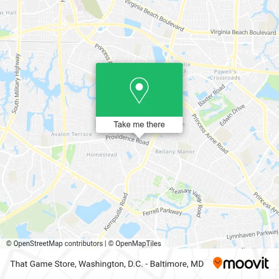 That Game Store map