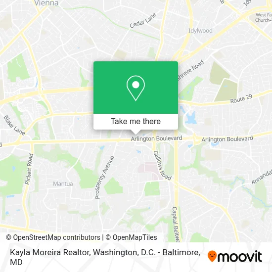 Kayla Moreira Realtor map