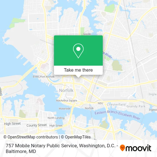 757 Mobile Notary Public Service map