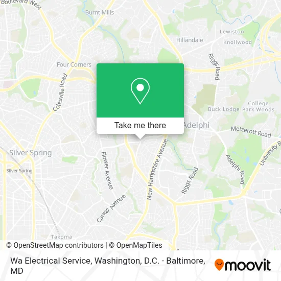 Wa Electrical Service map