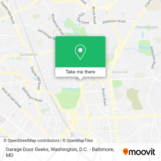 Garage Door Geeks map
