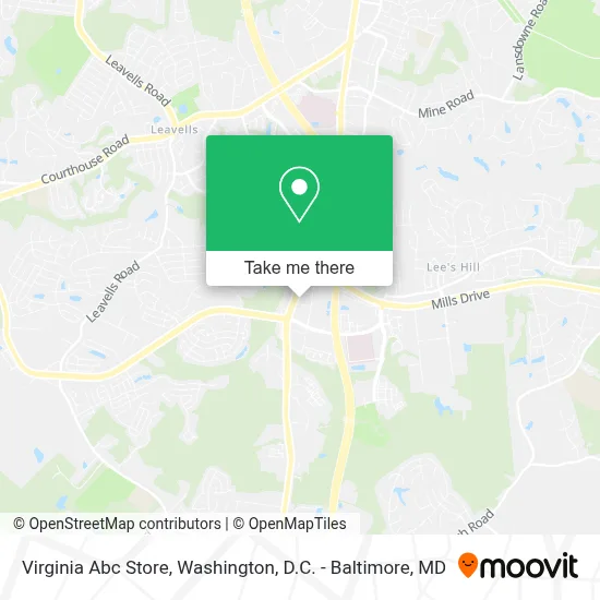 Virginia Abc Store map