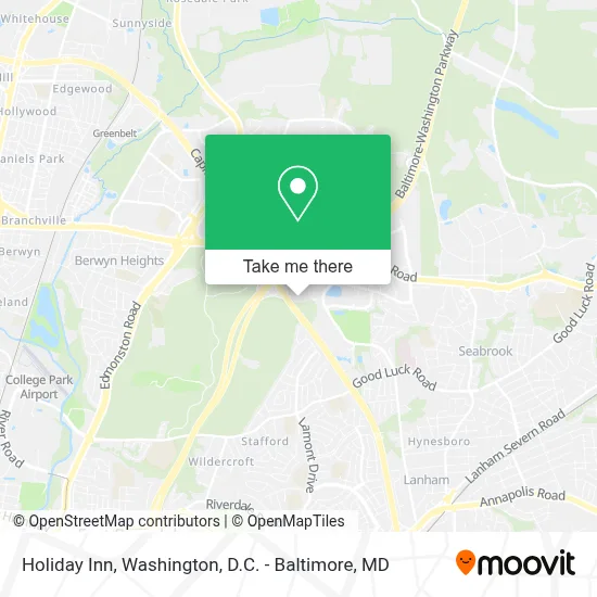 Holiday Inn map