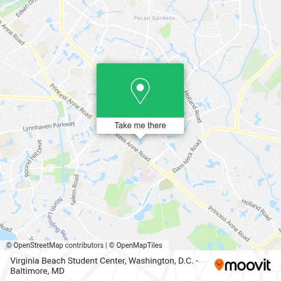 Virginia Beach Student Center map