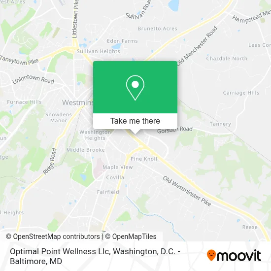 Optimal Point Wellness Llc map