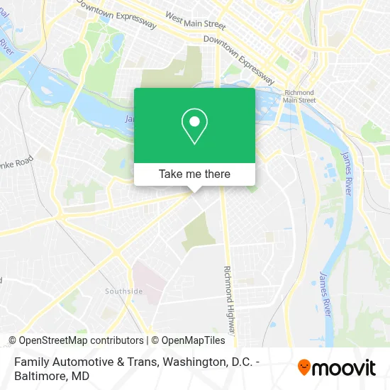 Family Automotive & Trans map