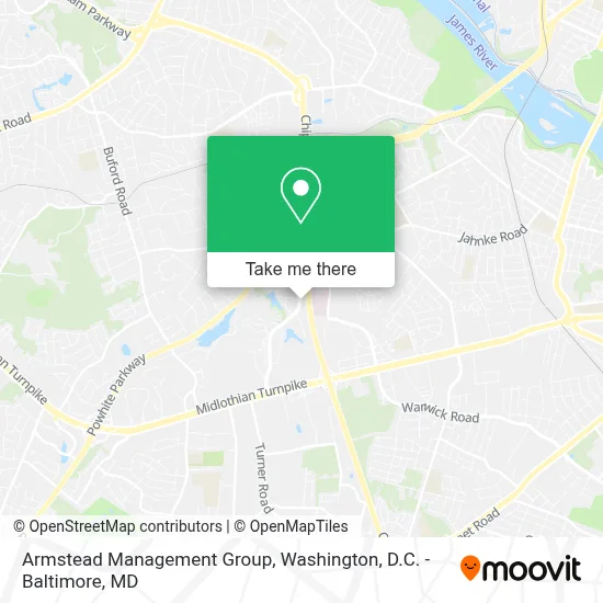 Armstead Management Group map