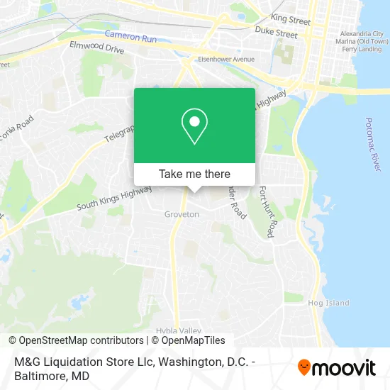 M&G Liquidation Store Llc map