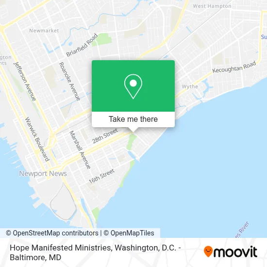 Hope Manifested Ministries map