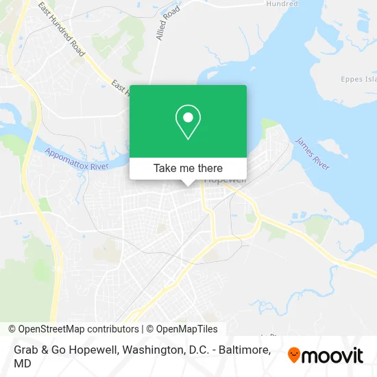 Grab & Go Hopewell map