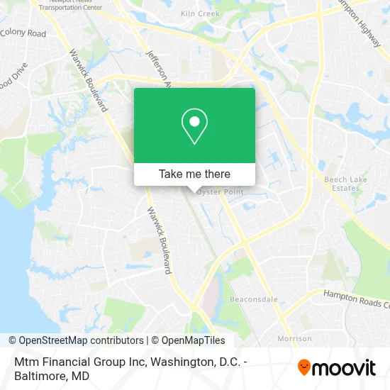 Mtm Financial Group Inc map