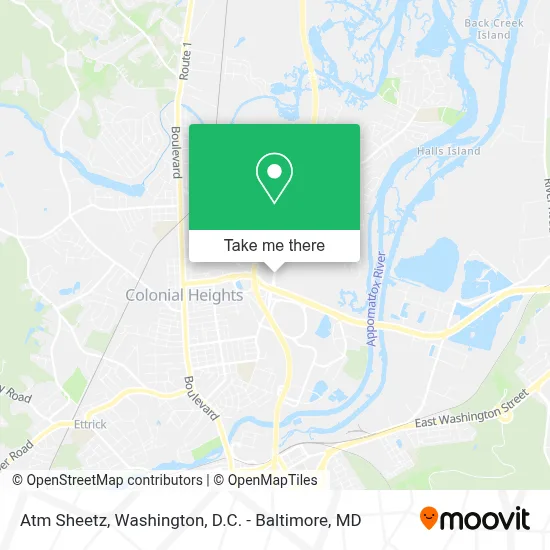 Atm Sheetz map