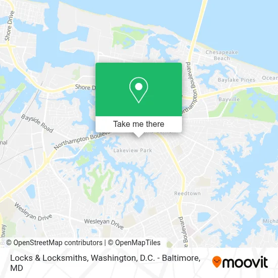 Locks & Locksmiths map