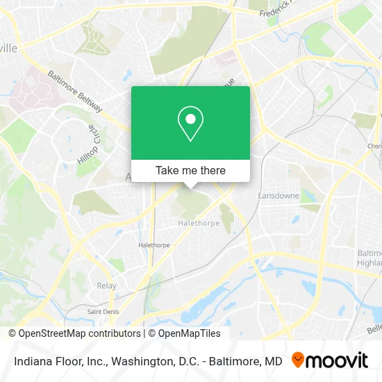 Indiana Floor, Inc. map