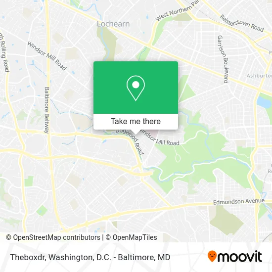 Theboxdr map