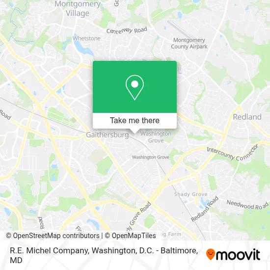 R.E. Michel Company map