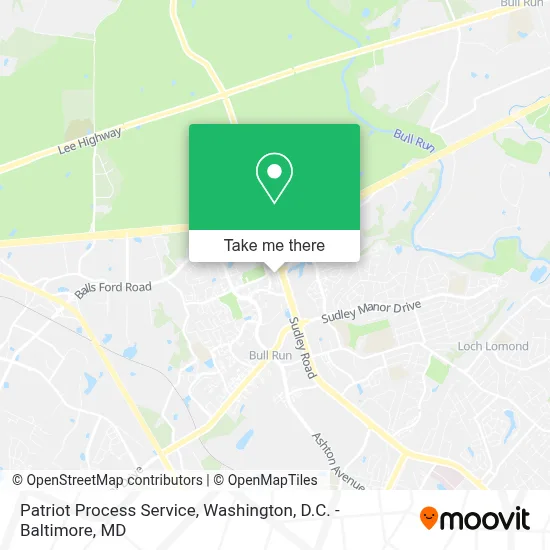 Patriot Process Service map