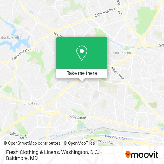 Fresh Clothing & Linens map