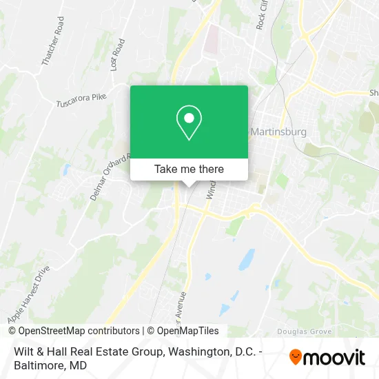 Wilt & Hall Real Estate Group map