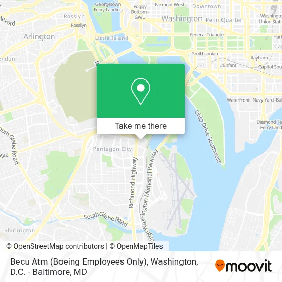 Becu Atm (Boeing Employees Only) map