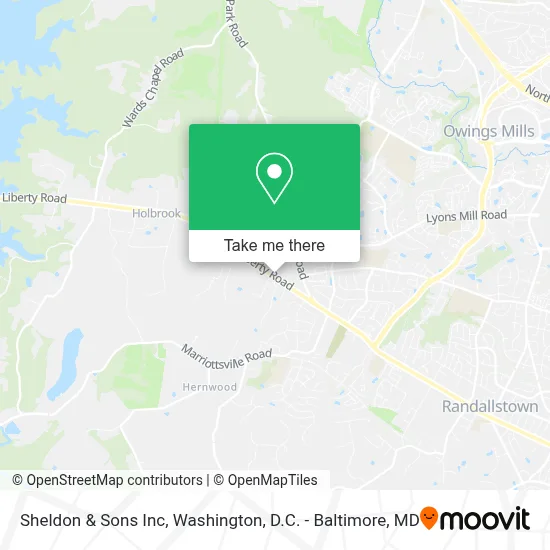 Sheldon & Sons Inc map