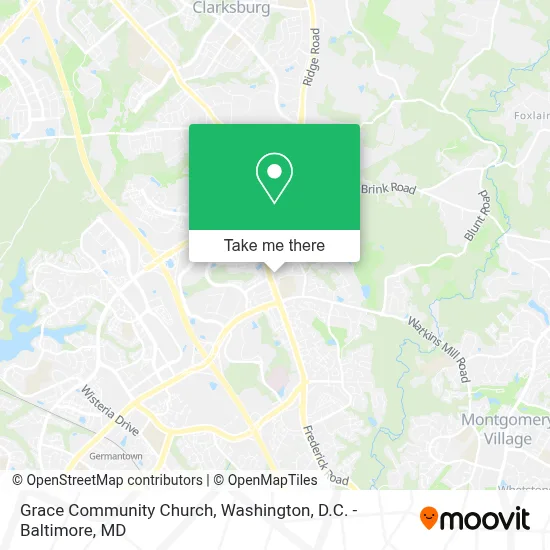 Grace Community Church map