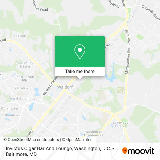 Invictus Cigar Bar And Lounge map