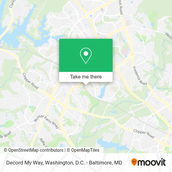 Decord My Way map