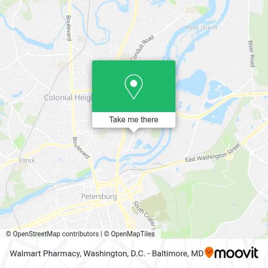 Walmart Pharmacy map