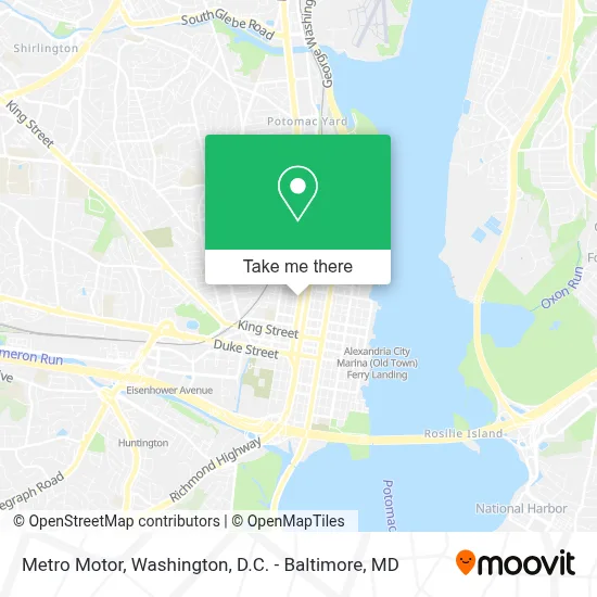 Metro Motor map