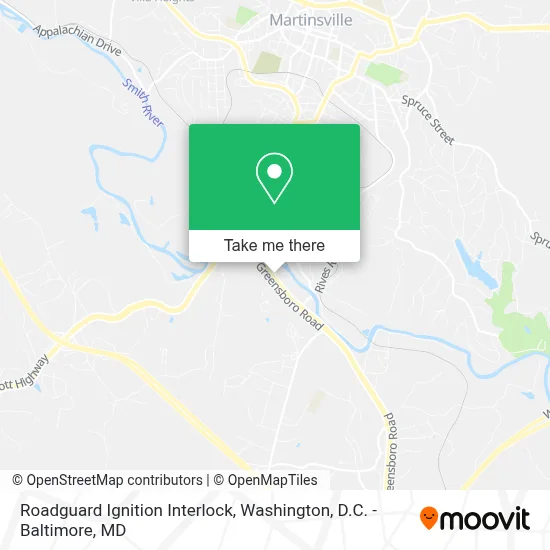 Roadguard Ignition Interlock map