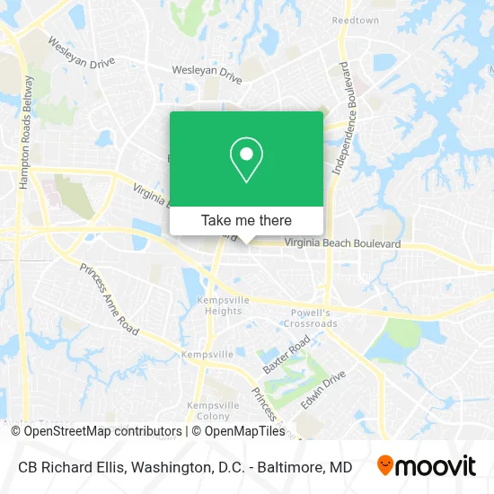 Cb Richard Ellis map