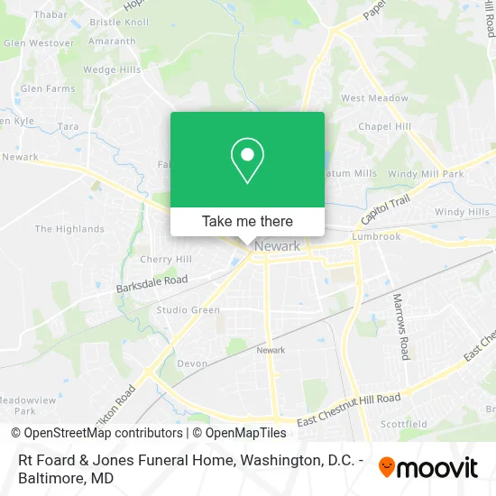Rt Foard & Jones Funeral Home map