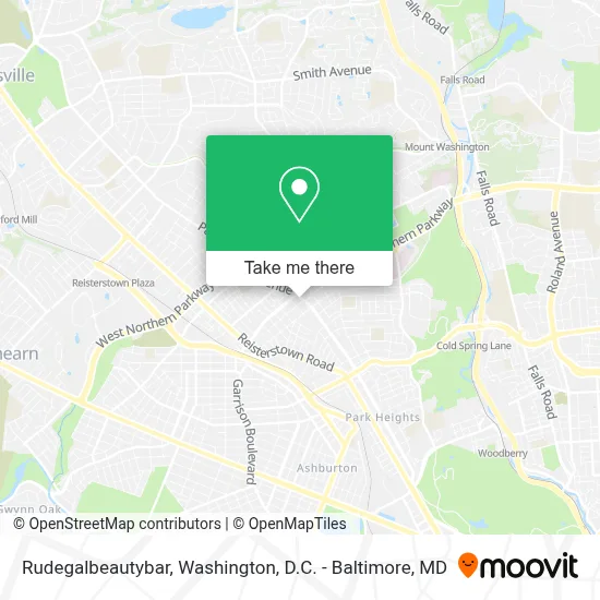 Rudegalbeautybar map