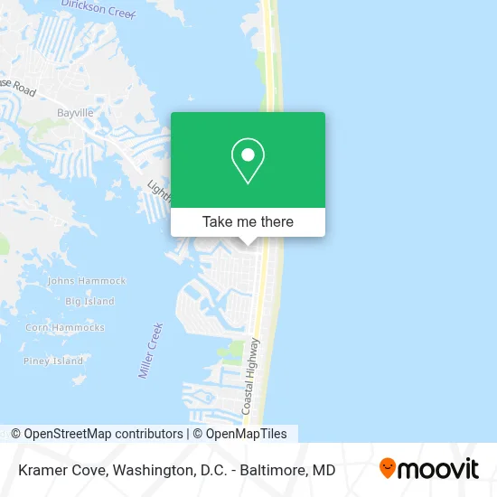 Kramer Cove map