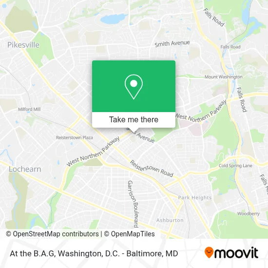 At the B.A.G map